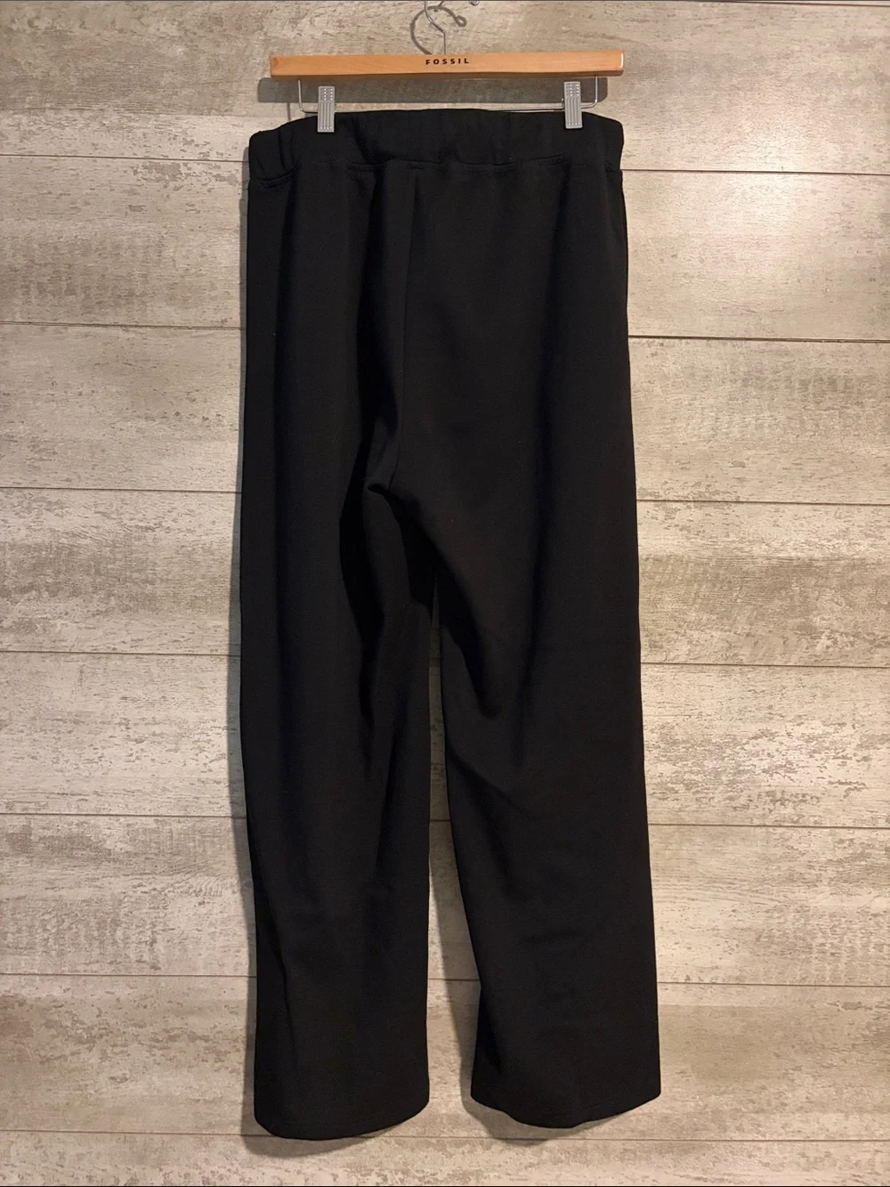 Black Hoodie and Wide-Leg Pant Set - Picture 6 of 6